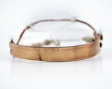 BRL007 For A Time bracelet brass back detail